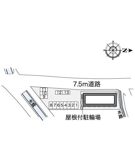 ★手数料０円★岡山市中区平井２丁目 月極駐車場